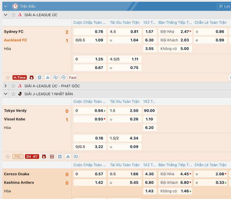 Cược Rung Là Gì? Kinh Nghiệm Chơi Cược Rung Trong Bóng Đá 4 Các loại cược rung phổ biến trong cá cược bóng đá