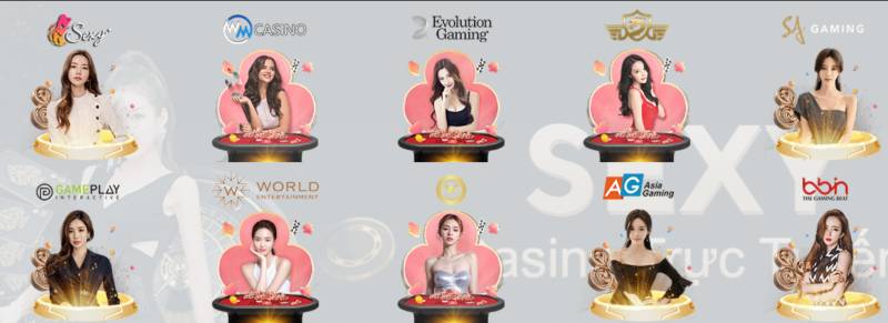 Live Casino C54 – Trải Nghiệm Sòng Bài Đỉnh Cao Ngay Tại Nhà 7 Các sảnh Live Casino tại C54 – Toàn hàng hiệu quốc tế